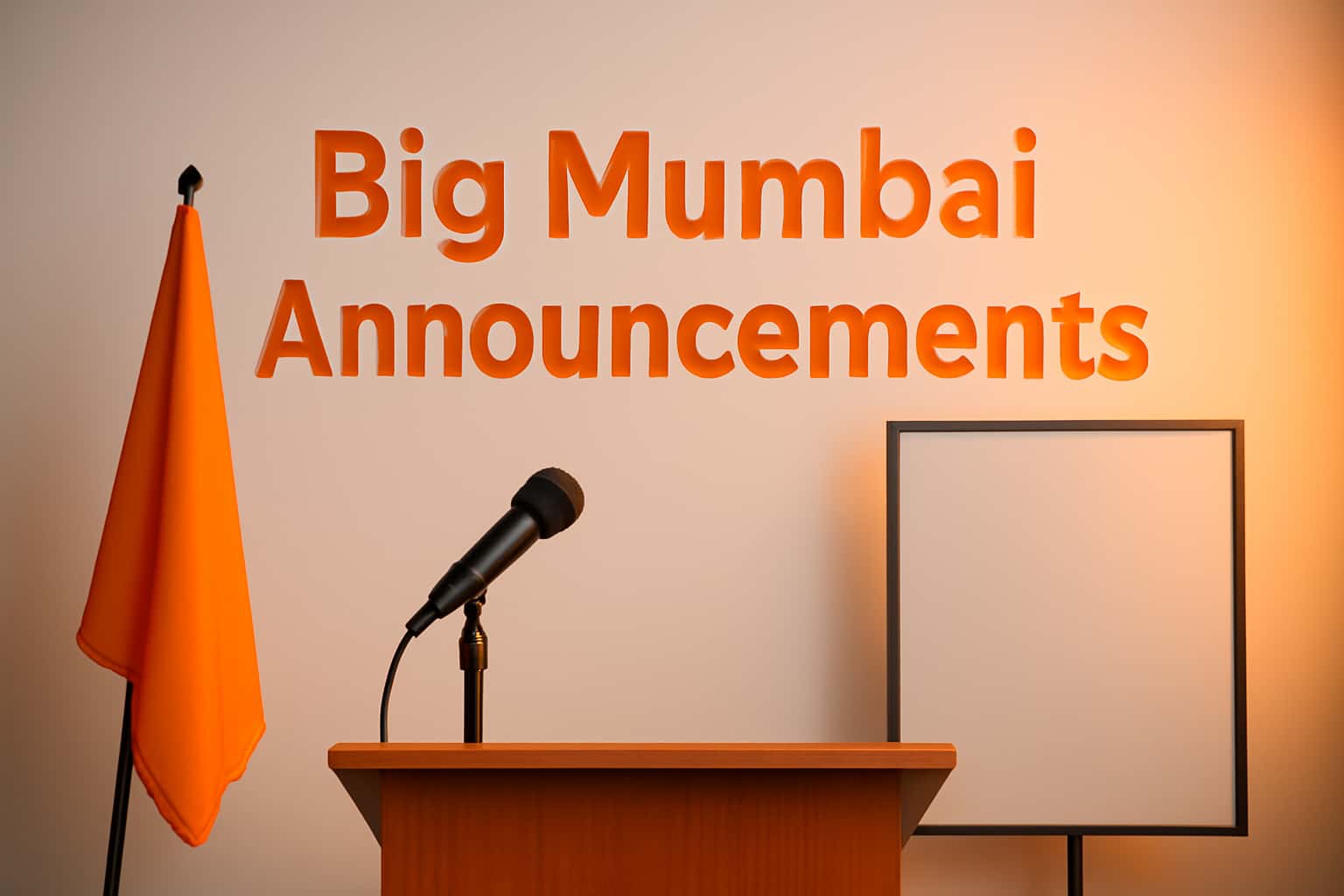 A visual representation of Big Mumbai Announcements in a professional setting.