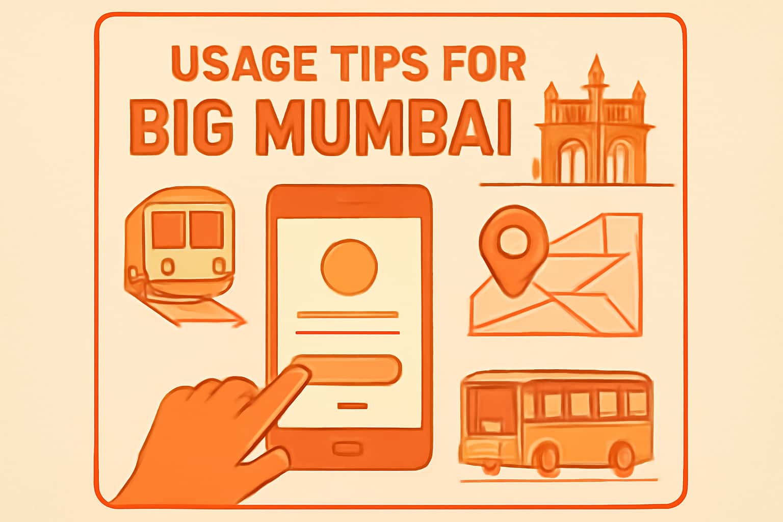 Informative scene illustrating tips for using Big Mumbai effectively.
