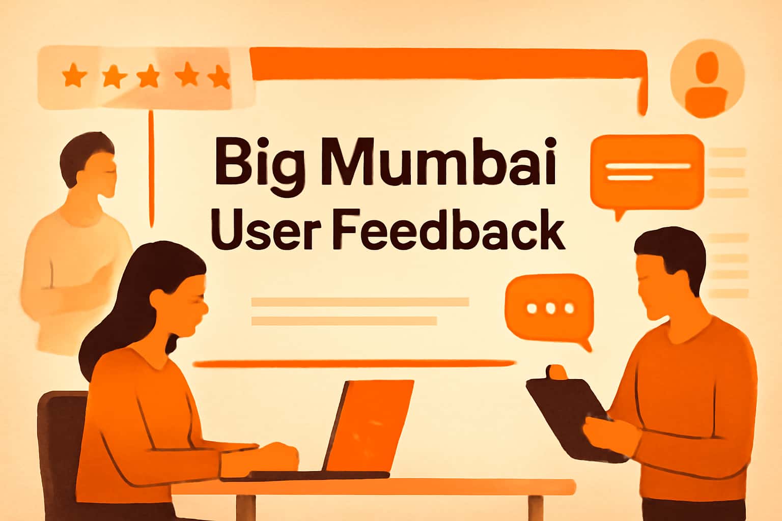 Informative visual representation of Big Mumbai User Feedback.