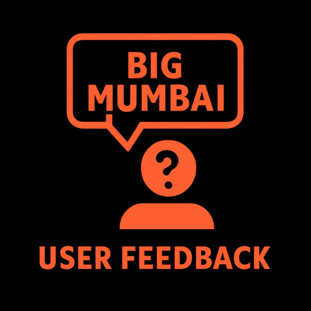 Icon representing Big Mumbai User Feedback.