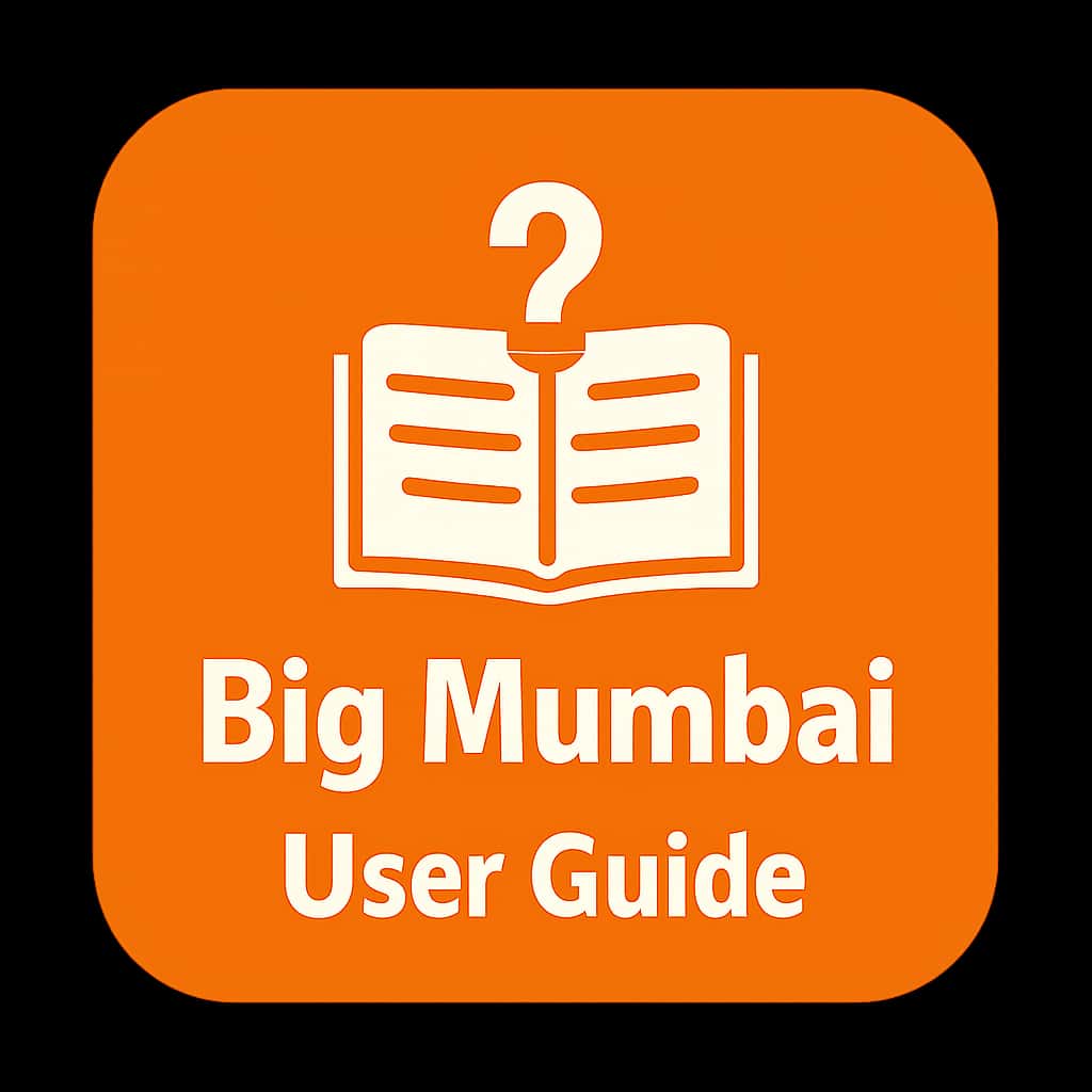 A badge symbolizing the Big Mumbai User Guide.