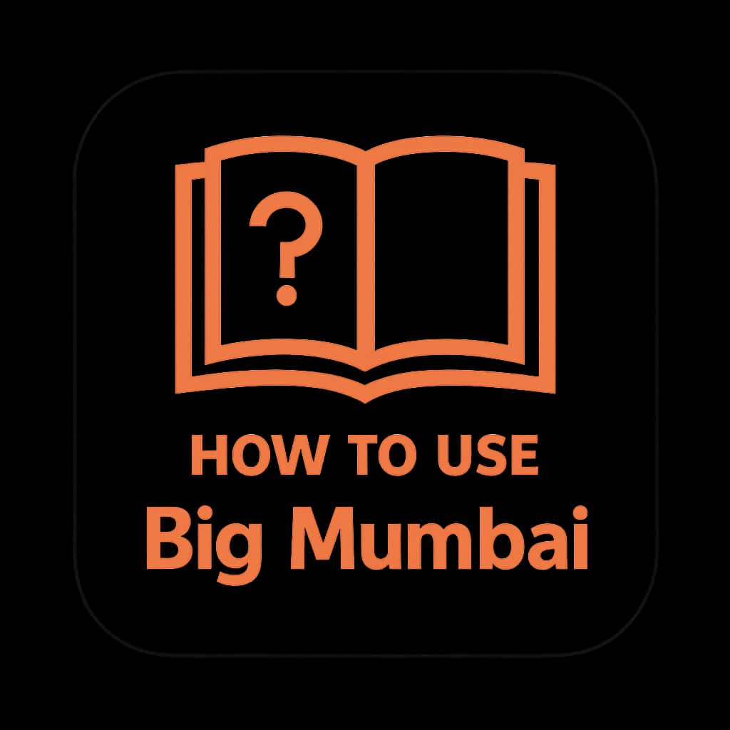 An icon representing the guide to using Big Mumbai.