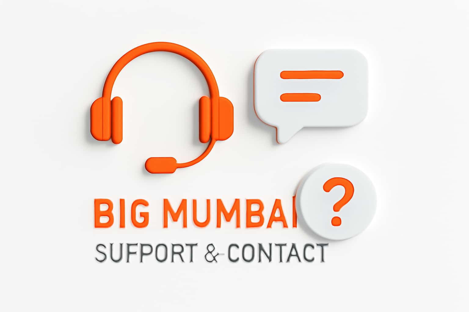 Big Mumbai Support & Contact Interface