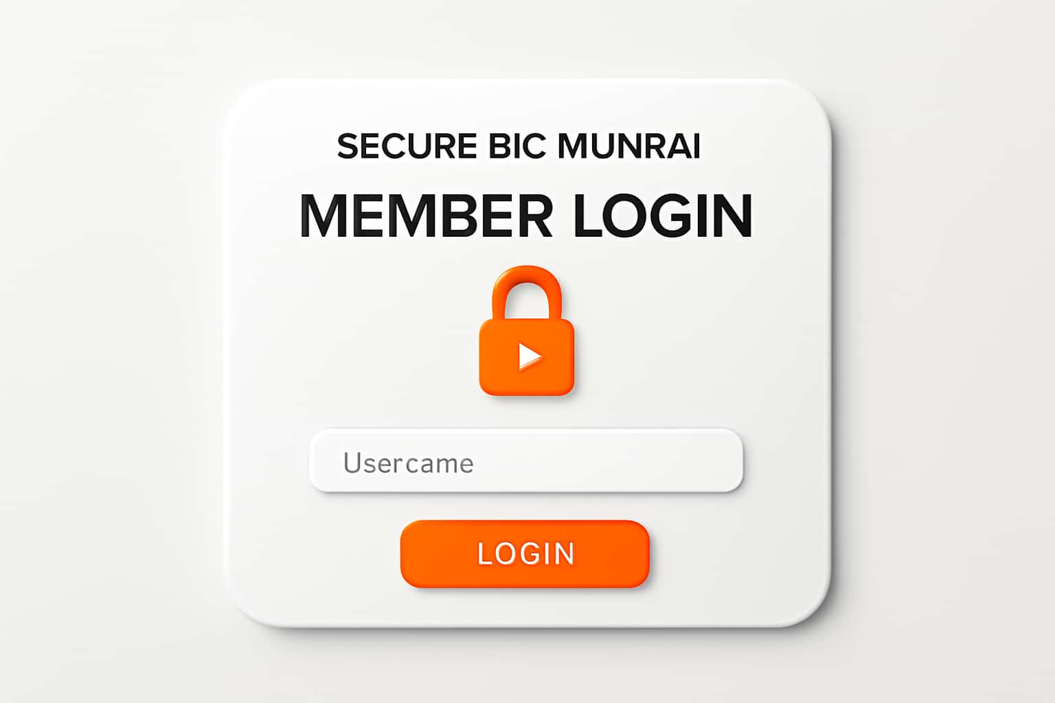 Secure Big Mumbai Member Login Interface